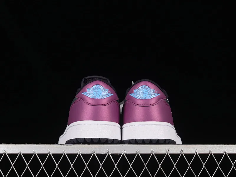 All categories Air Jordan Jordan series basketball shoes Air Jordan 1 Low G version pure original Air Jordan 1 Low Golf "Purple Smoke" AJ1 Joe 1 new golf version smoke white purple DZ9787-155